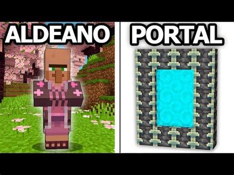 An Image Of A Minecraft Video Game With The Name Aldeanoo Portal