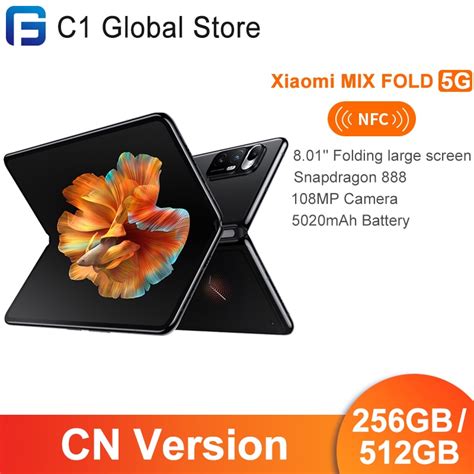 Original Xiaomi Mi MIX FOLD 256GB 512GB Snapdragon 888 Octa Core 8 01