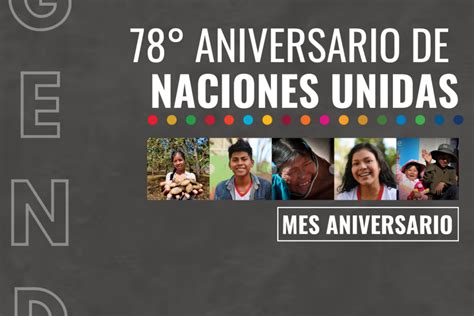 Aniversario 78 Onu Bolivia Naciones Unidas En Bolivia