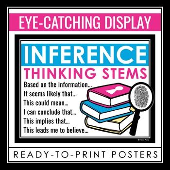 Inference Posters - Making Inferences Reading Classroom Bulletin Board ...