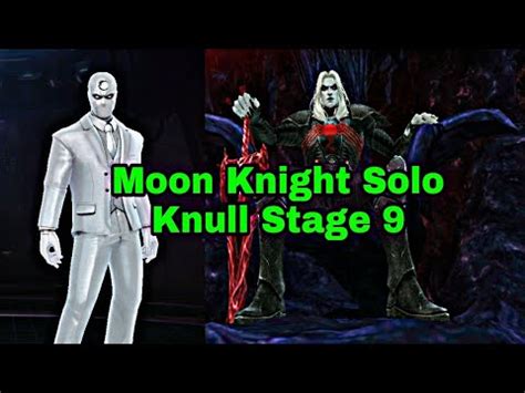 Moon Knight Solo World Boss Legend Knull Stage 9 Marvel Future Fight