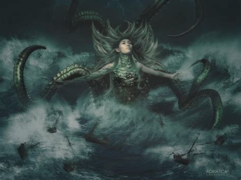 Thalassa Primordial Of The Sea The Modern Mythologist Goddess Of