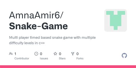 GitHub - AmnaAmir6/Snake-Game: Multi player timed based snake game with multiple difficulty ...