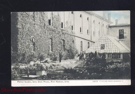 Fort Madison Iowa State Prison Penitentiary Interior Vintage Postcard ...