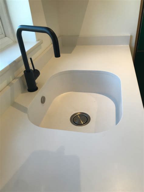 Silestone Blanco Zeus Suede Finish With Integrity One Sink Kitchen