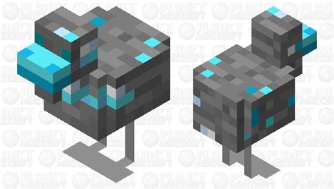 Diamond Chicken Minecraft Mob Skin