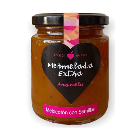 Mermelada De Melocotón Con Semillas Agusto Gourmet