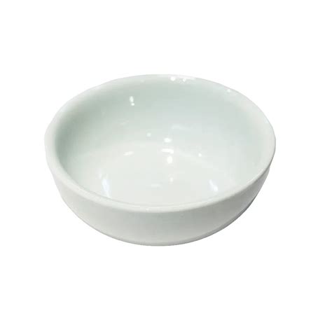 RAMEQUIN REDONDO D9x3 5CM PORCELANA BLANCO Deco Hogar