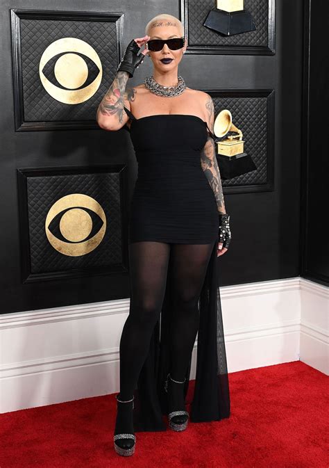 Amber Rose Grammy Awards 2023 • Celebmafia