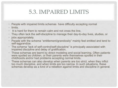 Lecture 2 Schema Therapy Overview And Early Maladaptive Schemas Ppt