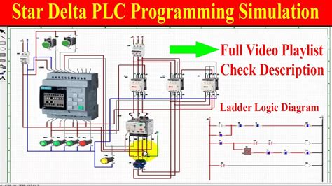 Star Delta Starter Plc Programming Star Delta Plc Ladder Logic