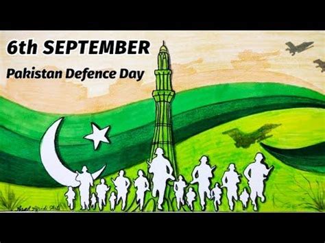 6th September Pakistan Defence Day Drawing | Asad Afridi Arts ...