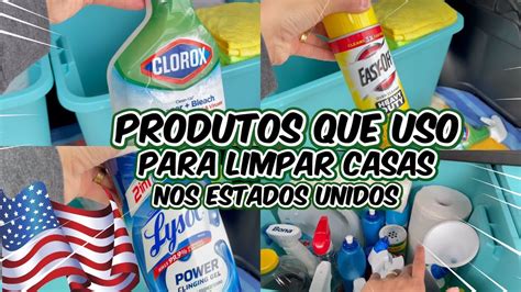 PRODUTOS DE LIMPEZA QUE USO PARA LIMPAR CASAS NOS ESTADOS UNIDOS YouTube