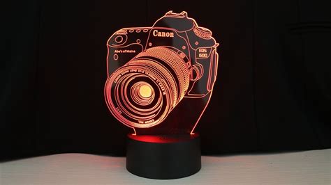 Laser Engraving Cutting A Acrylic 3d Illusion Led Lamp Youtube