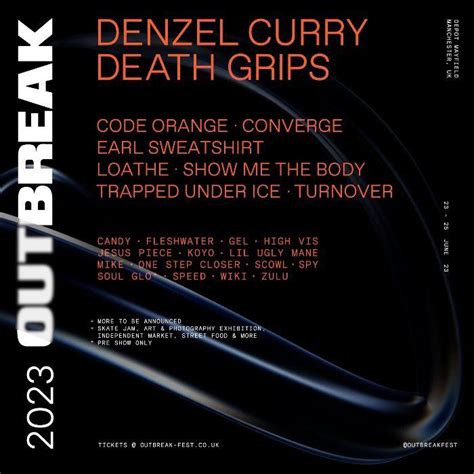 Outbreak Festival Announces 2023 Lineup : r/indieheads