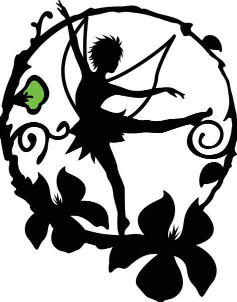 Dancing Fairy Silhouette