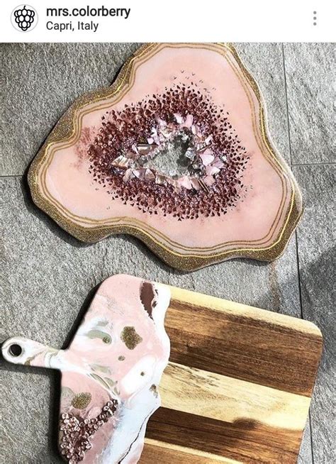 Best 11 Original Resin Geode Table Etsy SkillOfKing Resin