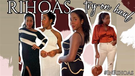 Rihoas Try On Haul Review Dresses Outfits Layers Youtube