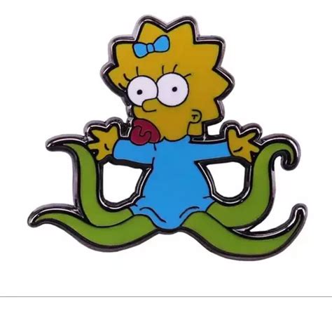 Pin Maggie Simpson Aliens Cuotas Sin Interés