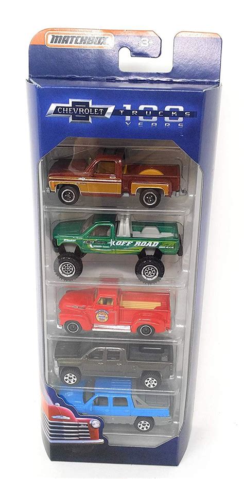 Matchbox Chevy Trucks 100 Years 5 Pack