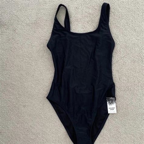 New Look Womens Black Swimsuit One Piece Depop