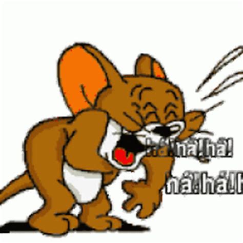 Laughing Tom And Jerry Sticker Laughing Tom And Jerry Mouse