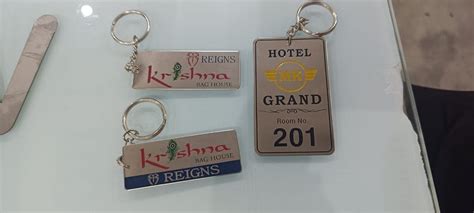 Stainless Steel Self Adhesive Metal Key Rings For Promotional Shape