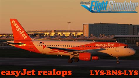 Msfs Vatsim Live Fenix A Easyjet Realops Vezy Lys Rns Lys