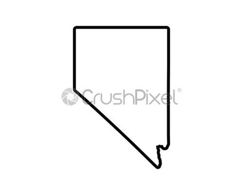 Us State Map Nevada Outline Symbol Vector Illustration Stock Vector 5223248 Crushpixel