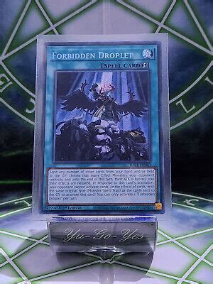 RA01 EN064 Forbidden Droplet Secret Rare 1st Edition YuGiOh Card EBay