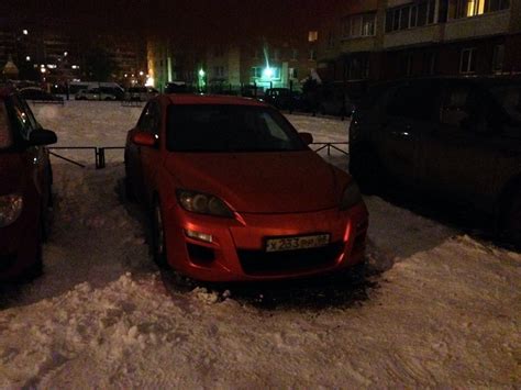 Автовинил. Красный матовый хром своими руками. Бампер. — Mazda 3 (1G ...