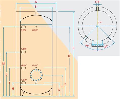 Hot Water Buffer Tank 200 2000 Liters Heating Air Conditioning Heat Pump Storage Tank