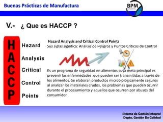 Buenas Pr Cticas De Manufactura Ppt