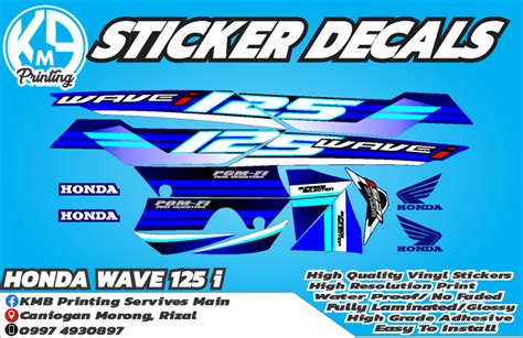 Honda Wave 125 Decals Lazada Ph