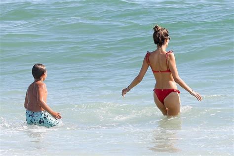 Bikini Clad Alessandra Ambrosio Looks Perfect Without Even Trying Hard