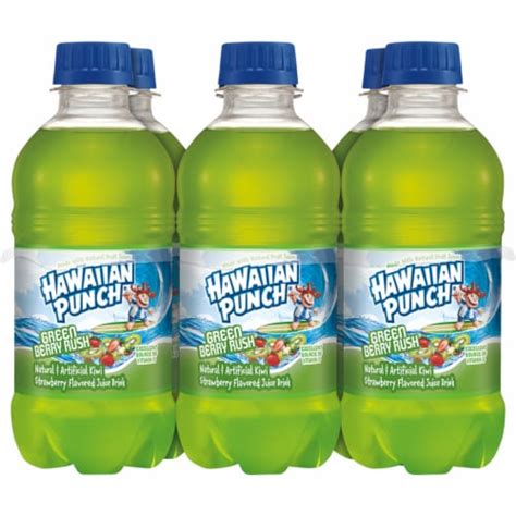 Hawaiian Punch® Green Berry Rush Juice 6 Bottles 10 Fl Oz Harris