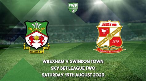 Sky Bet League Two Wrexham 5 5 Swindon Town 2023 2024 Football