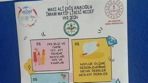 11 SINIFLARIMIZA YÖNELİK HEDEF YKS 2024 TANITIM AFİŞİ DUYURULDU Hacı