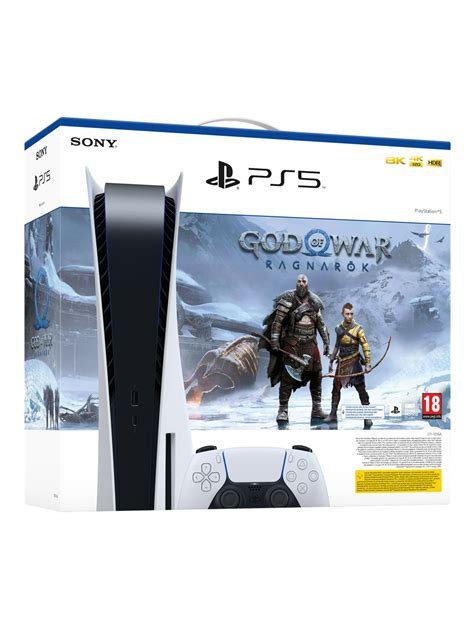 Konzole PlayStation 5 825 GB Bílá God of War Ragnarok PS5