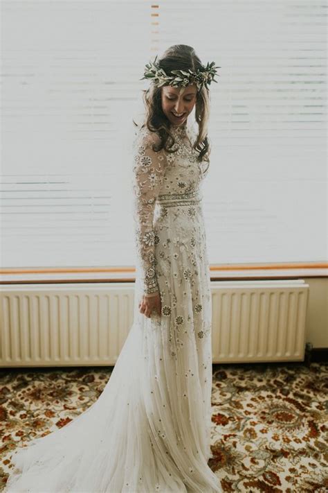 25 Embroidered Floral Wedding Dresses With A Wow Factor Weddingomania