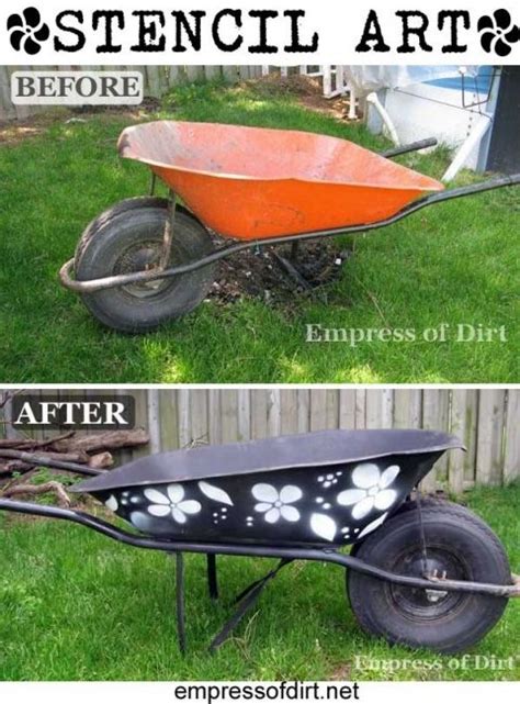 Make A Wheelbarrow Planter In Wheelbarrow Gardening Gear