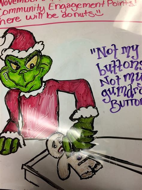 Christmas Whiteboard Drawing Dry Erase Board Drawings Christmas