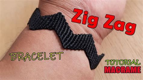 Tutorial Macrame PULSERA ZIG ZAG fácil y sencilla de hacer The most