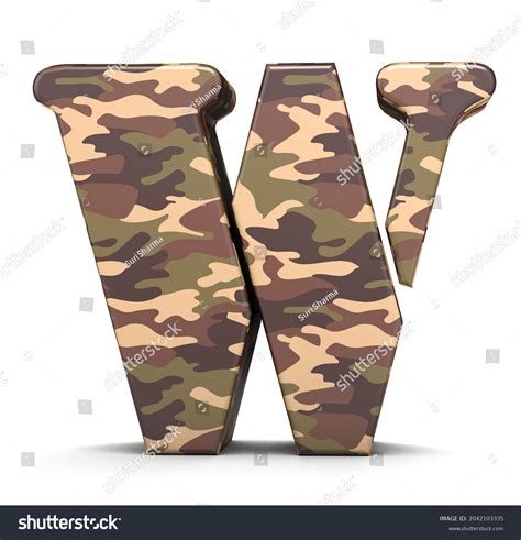 Military Stencil Alphabet Isolated On White Stock Illustration ...