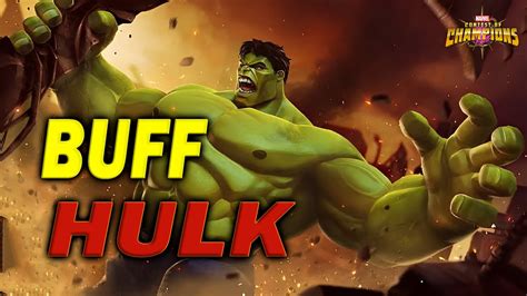 Buff Hulk Comparación Antes Y Después Del Buff Mcoc Vídeo 819 Youtube