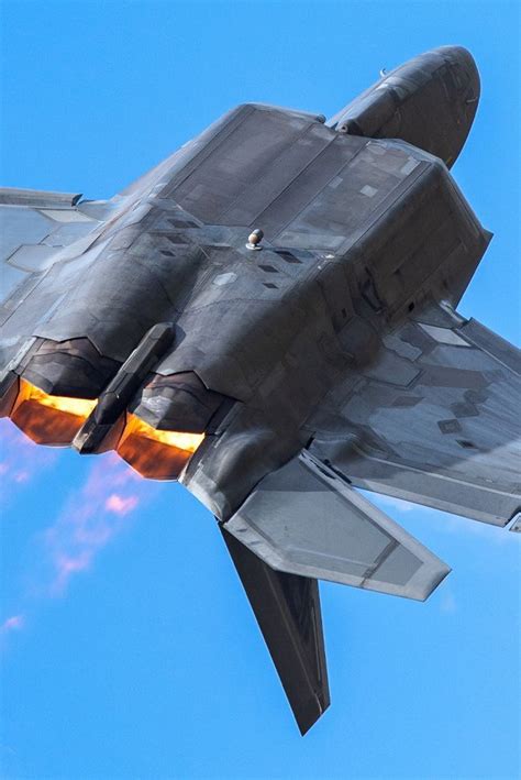 Maj Joshua Gunderson The F 22 Raptor Demonstration Team Commander And Pilot Performs During