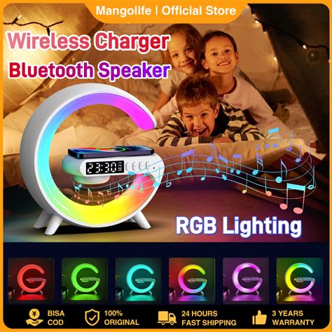 Jual Speaker Bluetooth Nirkabel Mini Dengan Lampu Meja Rgb Pengisi