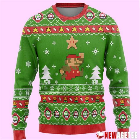 Nintendo Super Mario Ugly Christmas Sweater