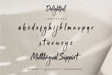 Delightful Font · 1001 Fonts