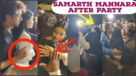 Watch Mannara Chopra Caring Hand To Hand Hug Moments With Samarth Jurel